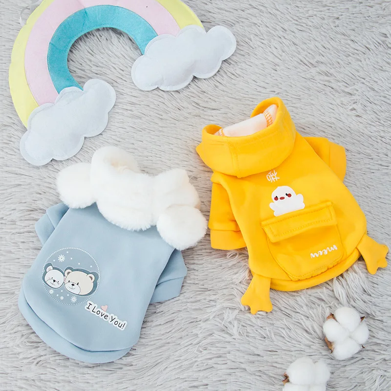 All Seasons New Cute Bear Puppy Hooded Hoodie Small Cat Clothing Pet Clothes For Dog
All Seasons New Cute Bear Puppy Hooded Hoodie Small Cat Clothing Pet Clothes For Dog