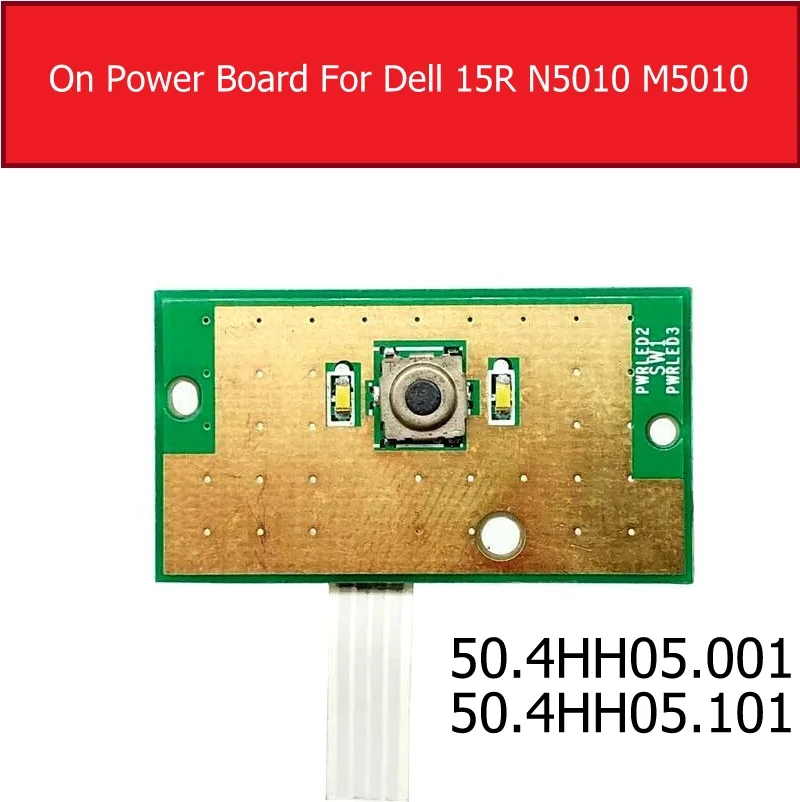 Genuine On/Off Power Board For Dell N5010 M501R M5010 Power button Jack Board Replacement 50.4HH05.001 50.4HH05.101
Genuine On/Off Power Board For Dell N5010 M501R M5010 Power button Jack Board Replacement 50.4HH05.001 50.4HH05.101