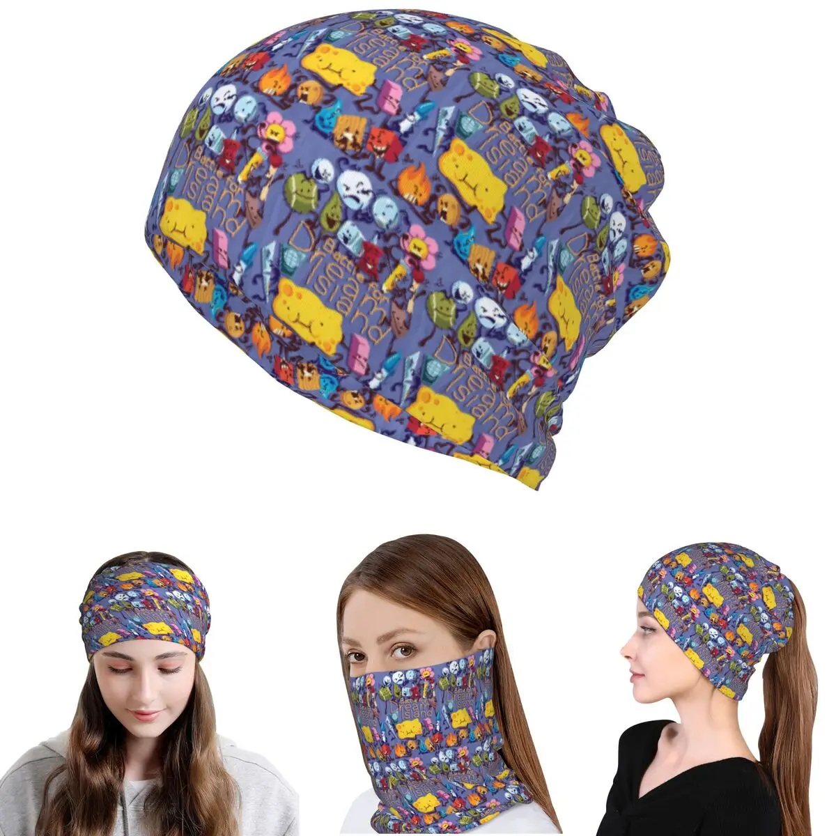 BFDI Four BFB Bandana Neck Cover Wrap Scarf Multi-use Balaclava Beanies Hat for Men Women Adult Washable
BFDI Four BFB Bandana Neck Cover Wrap Scarf Multi-use Balaclava Beanies Hat for Men Women Adult Washable