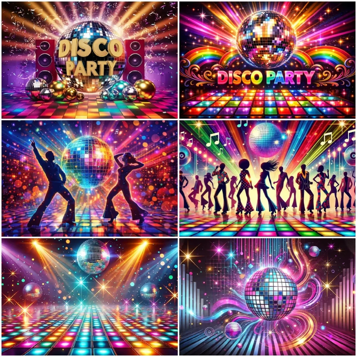 Glitter Retro Disco Party Decoration Background 70s 80s 90s Club Ball Music Stage Backdrop Dance Floor And Light Ball Photo Prop
Glitter Retro Disco Party Decoration Background 70s 80s 90s Club Ball Music Stage Backdrop Dance Floor And Light Ball Photo Prop