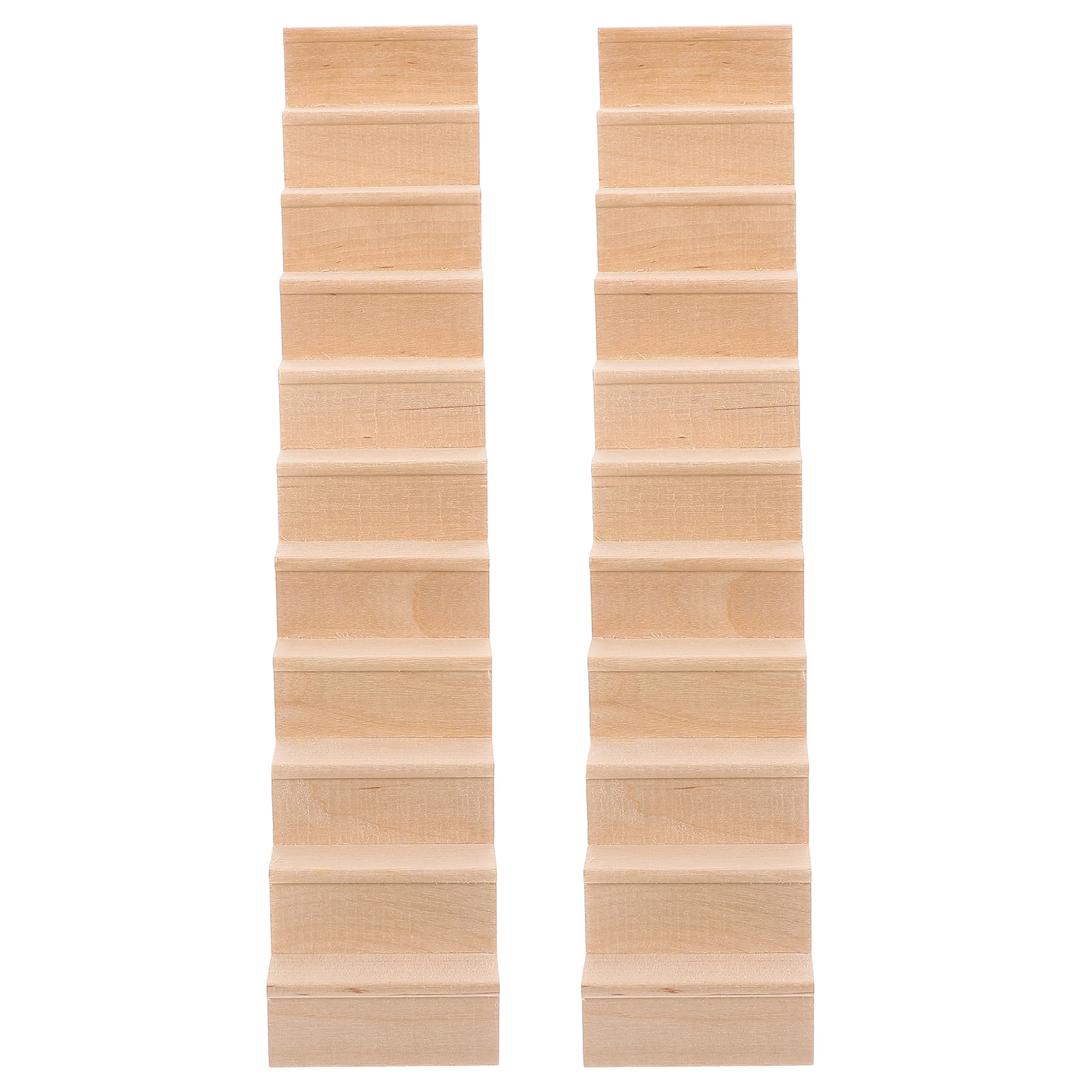 2 Pcs No Handrail Stairs Toy House Mini Staircase DIY Accessory Wooden Delicate Miniature Chic Photo Props
2 Pcs No Handrail Stairs Toy House Mini Staircase DIY Accessory Wooden Delicate Miniature Chic Photo Props