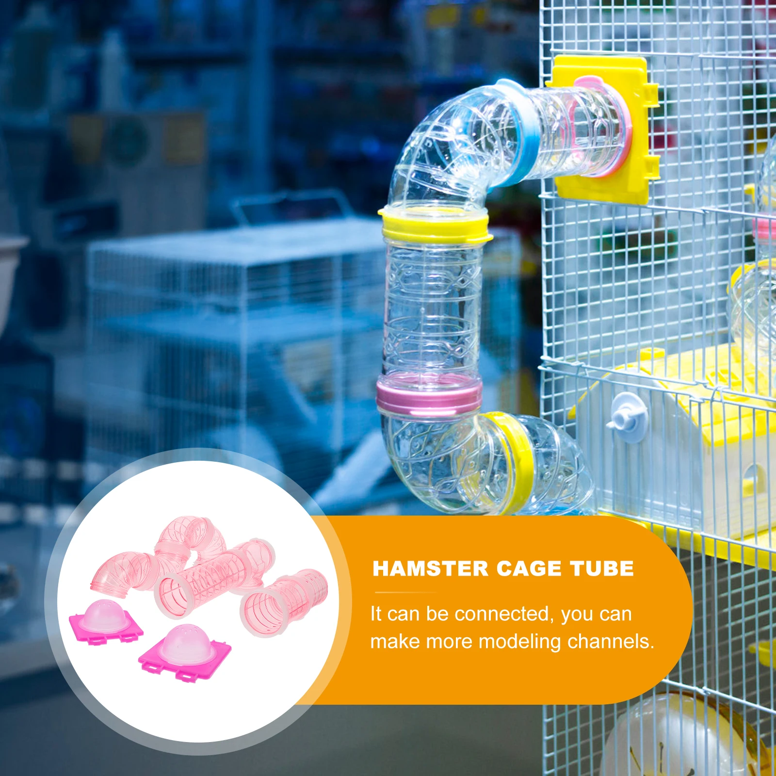 Plastic Hamster Tunnel Toy Pipeline Module Maze Straight Tube Cage Accessories DIY Strong Durable Super Quality Expand Habitat
Plastic Hamster Tunnel Toy Pipeline Module Maze Straight Tube Cage Accessories DIY Strong Durable Super Quality Expand Habitat
