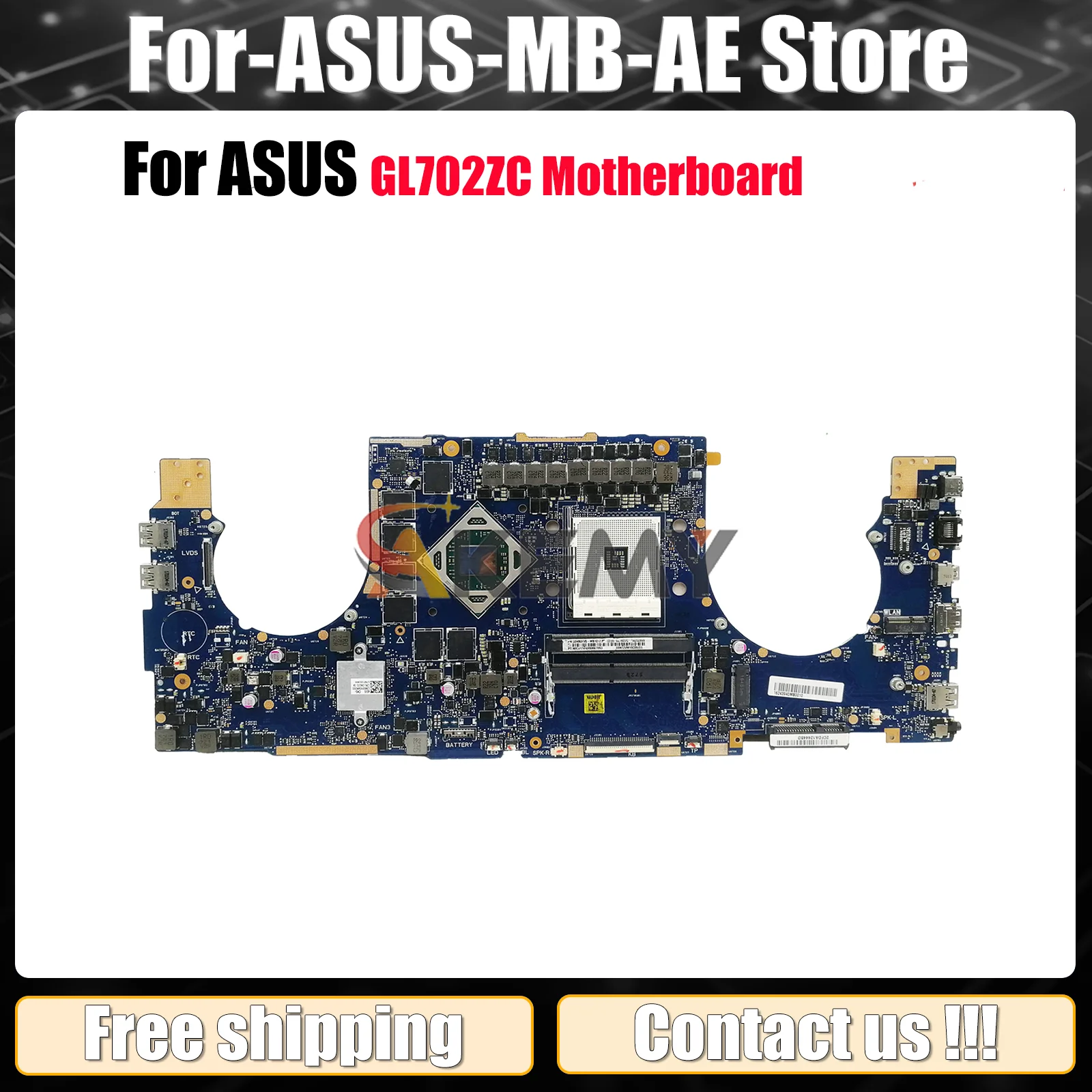 GL702ZC Laptop Motherboard For ASUS ROG Strix GL702Z GL702ZC Notebook Mainboard in stock 100% tests OK fast shipping Top quality
GL702ZC Laptop Motherboard For ASUS ROG Strix GL702Z GL702ZC Notebook Mainboard in stock 100% tests OK fast shipping Top quality