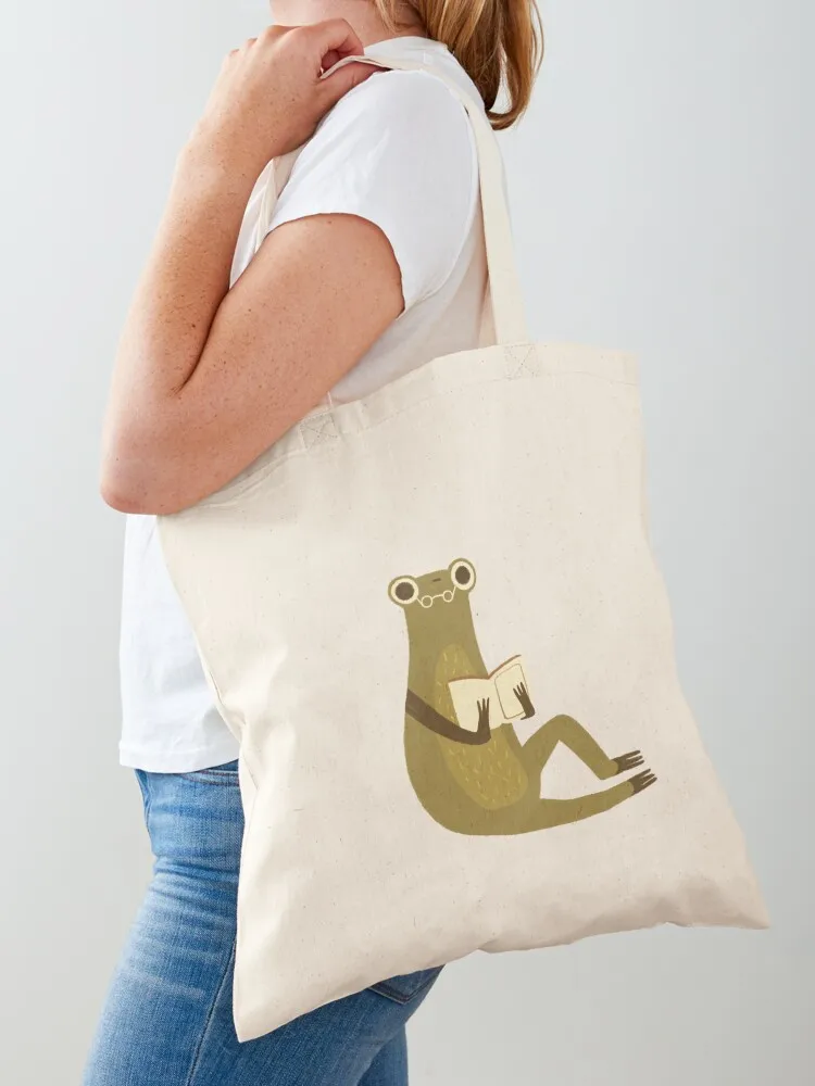 Cute frog with glasses reading a book Tote Bag custom canvas bag Women's bag personalized tote
Cute frog with glasses reading a book Tote Bag custom canvas bag Women's bag personalized tote