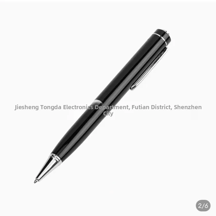 Pen-Shaped Multi-Functional Digital Recording Pen European American Style Noise Reduction Zinc Alloy Body with SD Card Storage
Pen-Shaped Multi-Functional Digital Recording Pen European American Style Noise Reduction Zinc Alloy Body with SD Card Storage