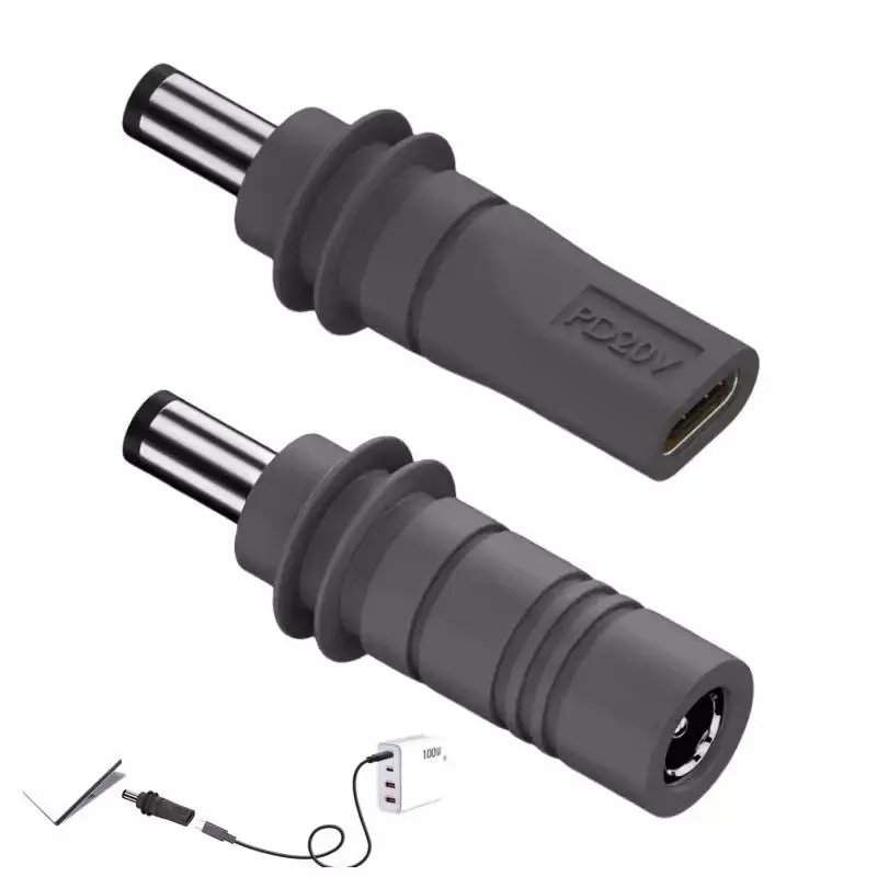 20V 100W PD Source Power Extender Type C to DC 5.5 X 2.1mm Converter Adapter for Starlink Mini USB C Male to DC Female Connector
20V 100W PD Source Power Extender Type C to DC 5.5 X 2.1mm Converter Adapter for Starlink Mini USB C Male to DC Female Connector
