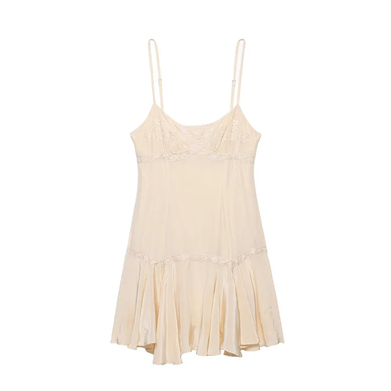 Withered 2026 New European And American Style Simple Spring And Summer Embroidered Lingerie Style Dress Party Dresses Vestidos
Withered 2026 New European And American Style Simple Spring And Summer Embroidered Lingerie Style Dress Party Dresses Vestidos