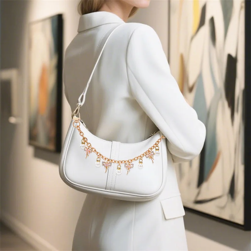 HOLIN розовая цепочка для кошелька с бантом, очаровательная цепочка для изготовления материалов, цепочка для сумки-тоут, сумка на плечо, 26 см, золотые цепочки, подвеска-кошелек
HOLIN розовая цепочка для кошелька с бантом, очаровательная цепочка для изготовления материалов, цепочка для сумки-тоут, сумка на плечо, 26 см, золотые цепочки, подвеска-кошелек