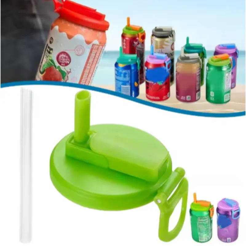 Portable Soda Cup Cover Straw Combination Spill-proof Good Sealing Cup Cover Can Replace Reusable Straw Cup Cover CupAccessories
Portable Soda Cup Cover Straw Combination Spill-proof Good Sealing Cup Cover Can Replace Reusable Straw Cup Cover CupAccessories