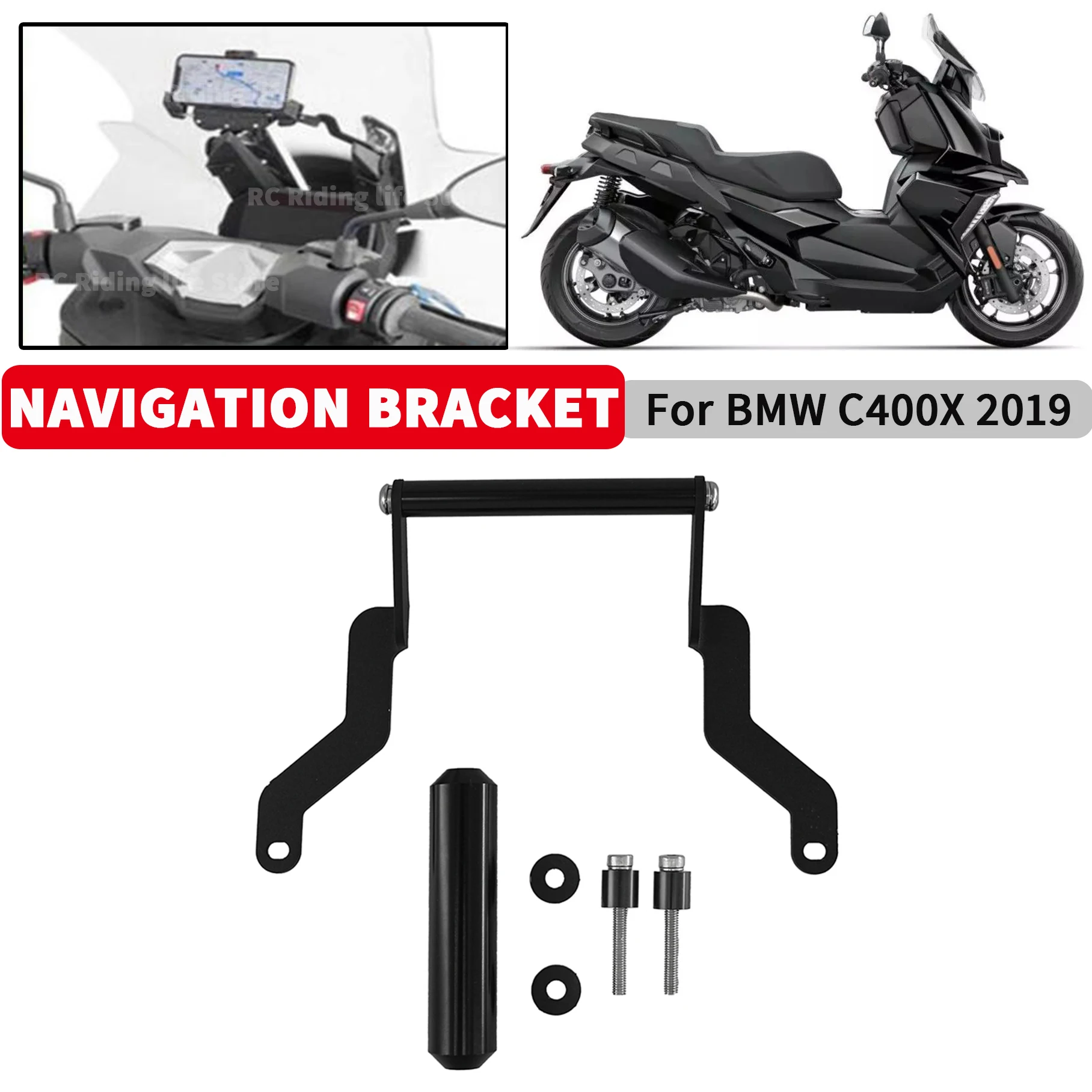 C400X Motorcycle GPS Navigation Stand Bracket Mount for BMW C400X C 400 X 400X C400 X C 400X 2019 Mobile Phone Holder Support
C400X Motorcycle GPS Navigation Stand Bracket Mount for BMW C400X C 400 X 400X C400 X C 400X 2019 Mobile Phone Holder Support