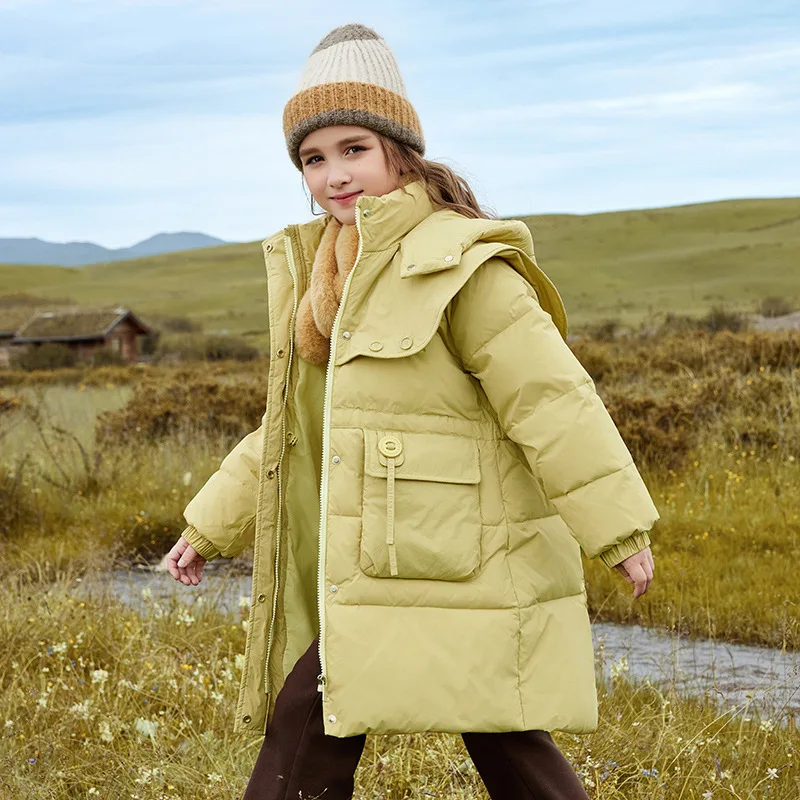 OLEKID 2025 Winter Children Girl Jacket Coat Hooded Thick Warm Long Teen Girl Down Jacket 5-12 Years Kids Parka Outerwear Outfit
OLEKID 2025 Winter Children Girl Jacket Coat Hooded Thick Warm Long Teen Girl Down Jacket 5-12 Years Kids Parka Outerwear Outfit