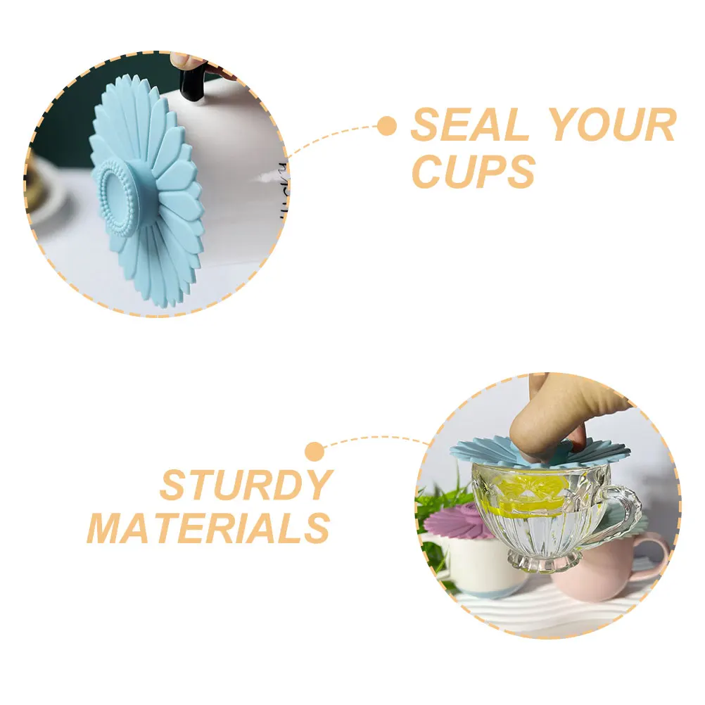 3Pcs Reusable Silicone Cup Covers Adorable Sunflower Design Flexible Drink Lids Cup Covers for Drinks Adorable Mug Lid
3Pcs Reusable Silicone Cup Covers Adorable Sunflower Design Flexible Drink Lids Cup Covers for Drinks Adorable Mug Lid