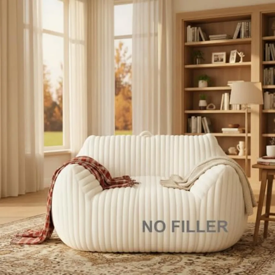 Bean Bag Chair Cover Only No Filler for Adults Bean Bag Cover with Armrests and Back Support Stuffed Animal Storage Lazy Sofa C
Bean Bag Chair Cover Only No Filler for Adults Bean Bag Cover with Armrests and Back Support Stuffed Animal Storage Lazy Sofa C