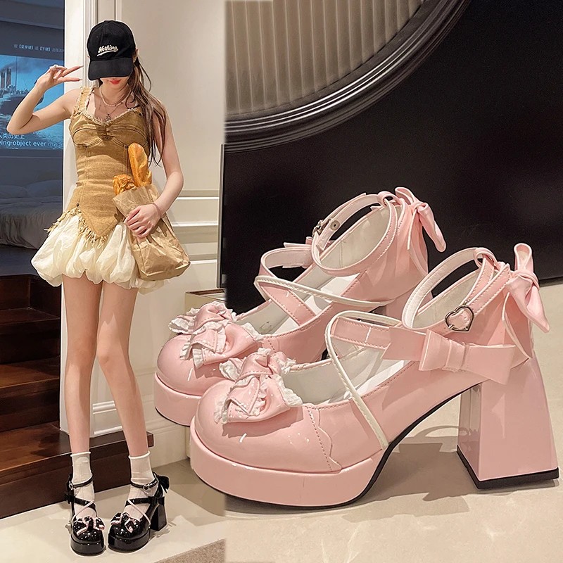 2026 Spring 8cm Mary Jane Cute Women's Platform Sandals Trendy Lolita Square Toe Shoes Fashion Party Patent Leather High Heels
2026 Spring 8cm Mary Jane Cute Women's Platform Sandals Trendy Lolita Square Toe Shoes Fashion Party Patent Leather High Heels