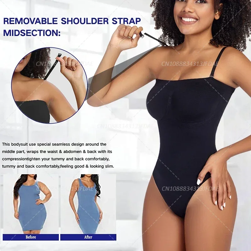 Off Shoulder Bustier Tube Top Strapless Bodysuit Women Thongs Shapewear Tummy Control Body Shaper Waist Trainer Skinny Underwear
Off Shoulder Bustier Tube Top Strapless Bodysuit Women Thongs Shapewear Tummy Control Body Shaper Waist Trainer Skinny Underwear