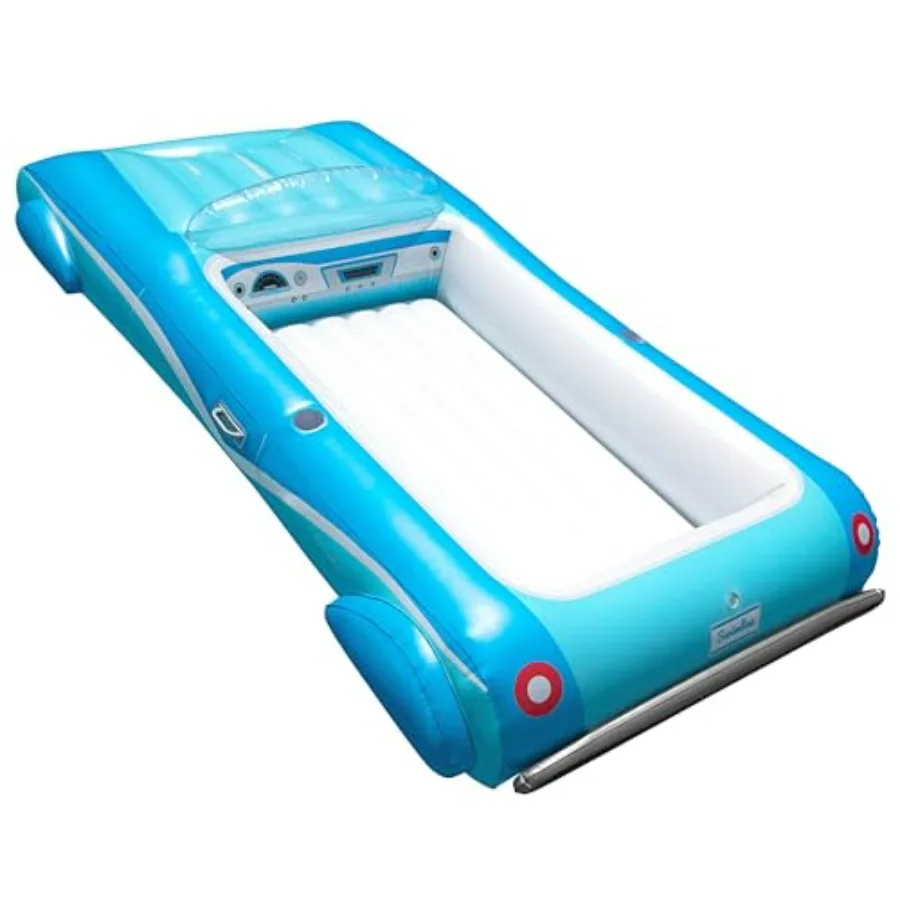 Inflatable Swimming Pool Float Lounger Raft Mattress for outdoor water relaxation, PVC material, blue color, extra-thick comfor
Inflatable Swimming Pool Float Lounger Raft Mattress for outdoor water relaxation, PVC material, blue color, extra-thick comfor