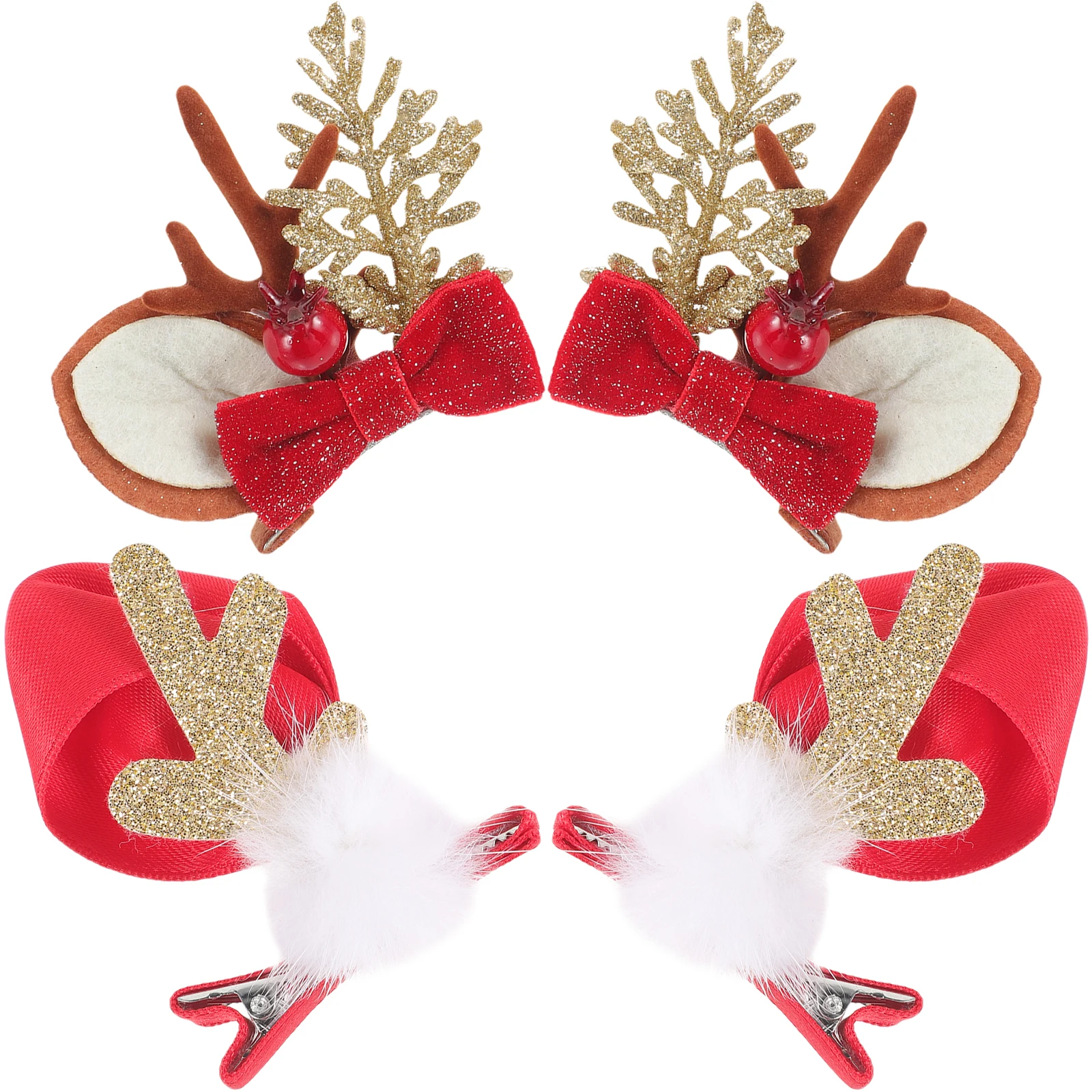 2 Pairs Deer Antler Hair Clips Golden Leaves Reindeer Horns Women Accessories Christmas Party Headdress Holiday Gift
2 Pairs Deer Antler Hair Clips Golden Leaves Reindeer Horns Women Accessories Christmas Party Headdress Holiday Gift
