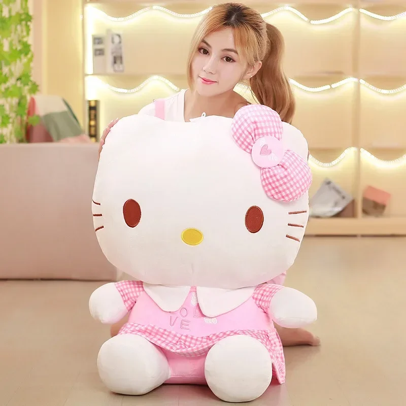 60 см, плюшевая игрушка Sanrio Kawaii Hello Kitty, подушка, розовое платье, мягкая кукла-кошка, милая аниме-игрушка для детей, подарок на день рождения для девочек
60 см, плюшевая игрушка Sanrio Kawaii Hello Kitty, подушка, розовое платье, мягкая кукла-кошка, милая аниме-игрушка для детей, подарок на день рождения для девочек