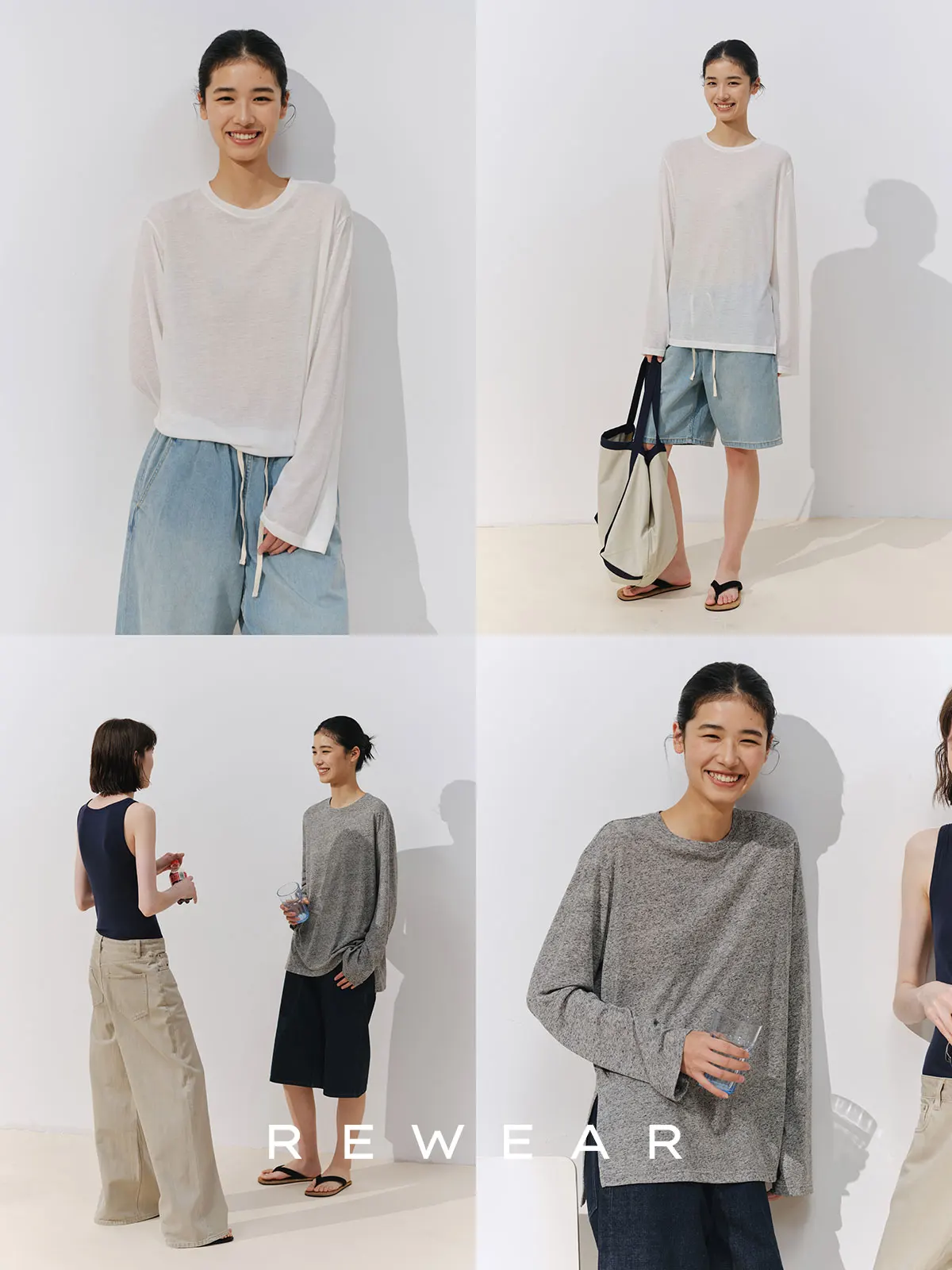 REWEAR Natural Linen Texture Side Split round Neck Micro Loose Straight Knitted T Shirt Women 15192 Casual Wear Polyester
REWEAR Natural Linen Texture Side Split round Neck Micro Loose Straight Knitted T Shirt Women 15192 Casual Wear Polyester