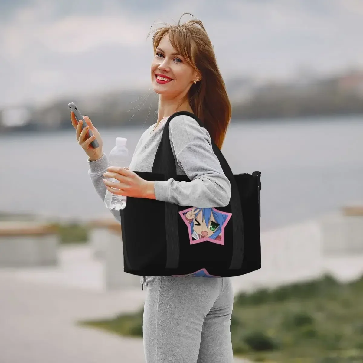 Kawaii Lucky Star Anime Japanese Game Beach Travel Bag Large Capacity Tote Bags for Gym Sport Women Shopping Duffle Shoulder Bag
Kawaii Lucky Star Anime Japanese Game Beach Travel Bag Large Capacity Tote Bags for Gym Sport Women Shopping Duffle Shoulder Bag