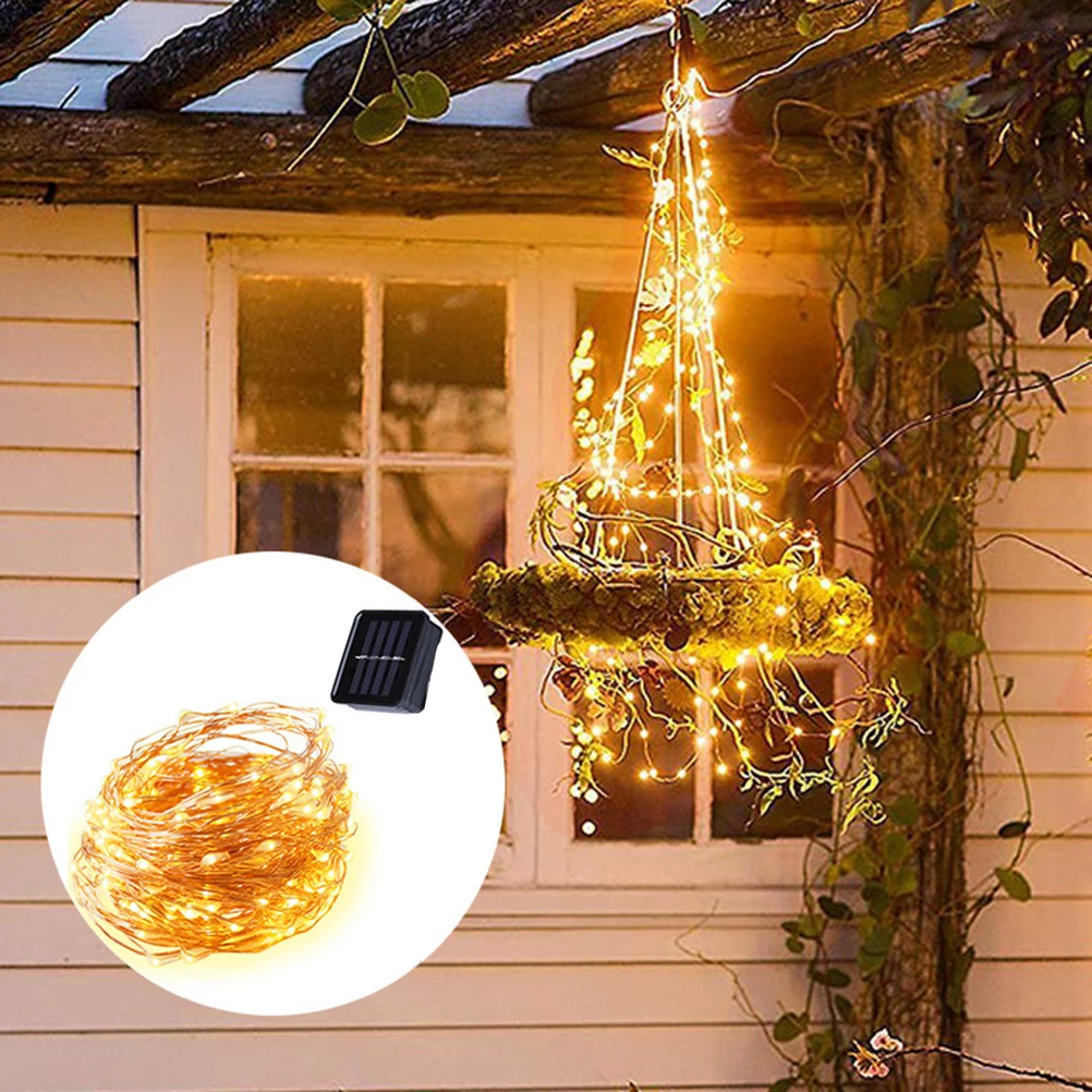Solar String Lights Christmas Decoration Outdoor Street Garland Led Festoon for Powered Garden Party 
Solar String Lights Christmas Decoration Outdoor Street Garland Led Festoon for Powered Garden Party