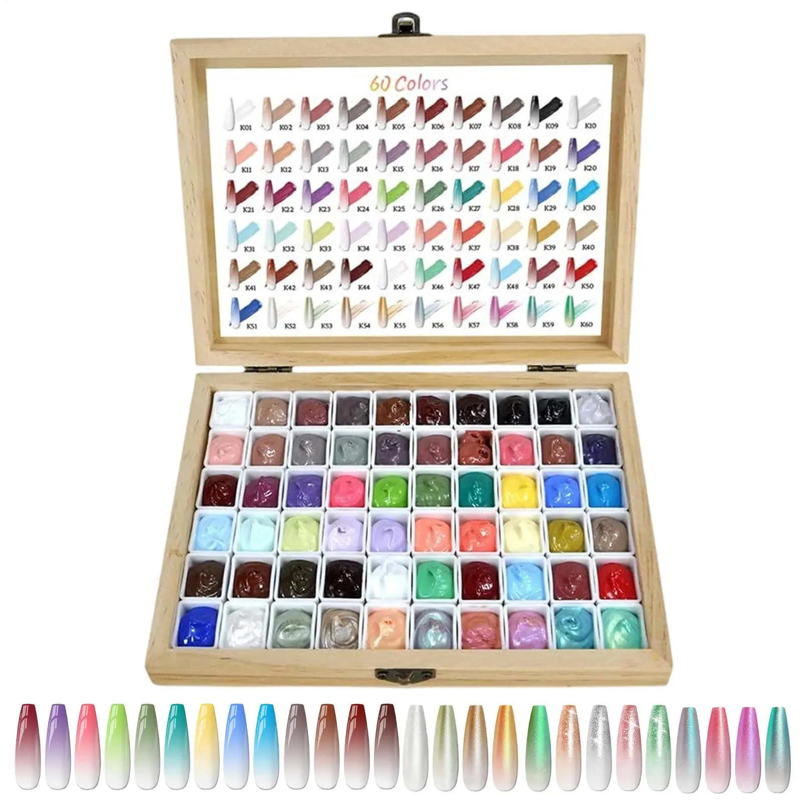1pc 60 Grids Pat Painting Gel Nail Polishs Gradient Effect Nail Salon Design Long-Lasting Creamy Texture Smooth Application
1pc 60 Grids Pat Painting Gel Nail Polishs Gradient Effect Nail Salon Design Long-Lasting Creamy Texture Smooth Application