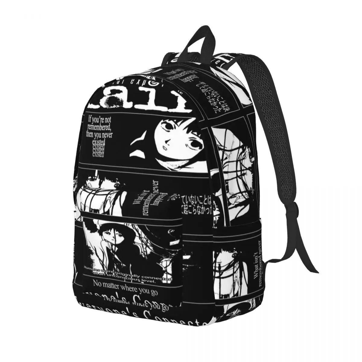 Serial Experiments Lain Backpack Daypack Large Capacity Children BookBag School Bag Shoulder Bags for Men Women
Serial Experiments Lain Backpack Daypack Large Capacity Children BookBag School Bag Shoulder Bags for Men Women