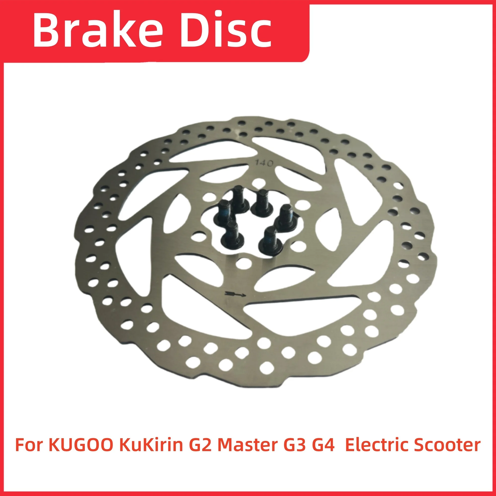 Оригинальный тормозной диск 140 мм с винтами для электрического скутера KuKirin G2 Master G3 G4 Kugookirin G3, запасные части для дискового тормоза с 6 отверстиями
Оригинальный тормозной диск 140 мм с винтами для электрического скутера KuKirin G2 Master G3 G4 Kugookirin G3, запасные части для дискового тормоза с 6 отверстиями