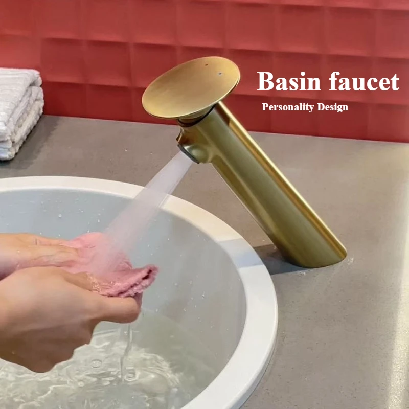 Brass basin faucet, personalized single-hole hot and cold faucet, toilet basin splash-proof faucet
Brass basin faucet, personalized single-hole hot and cold faucet, toilet basin splash-proof faucet