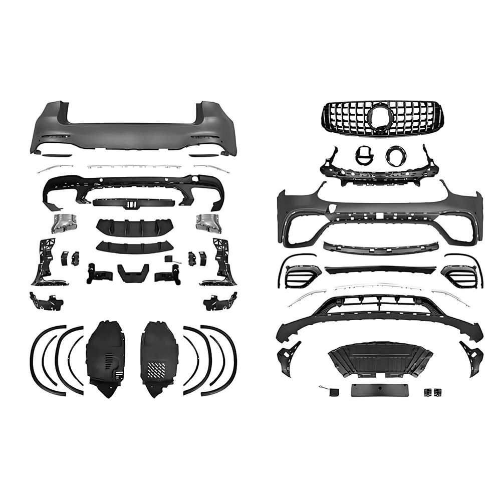 Full Body Kit For Benz GLC Class X253 GLC200 GLC250 GLC300 GLC350 20-22 Upgrade to GLC63S Style Front Rear Bumper Lip Diffuser
Full Body Kit For Benz GLC Class X253 GLC200 GLC250 GLC300 GLC350 20-22 Upgrade to GLC63S Style Front Rear Bumper Lip Diffuser