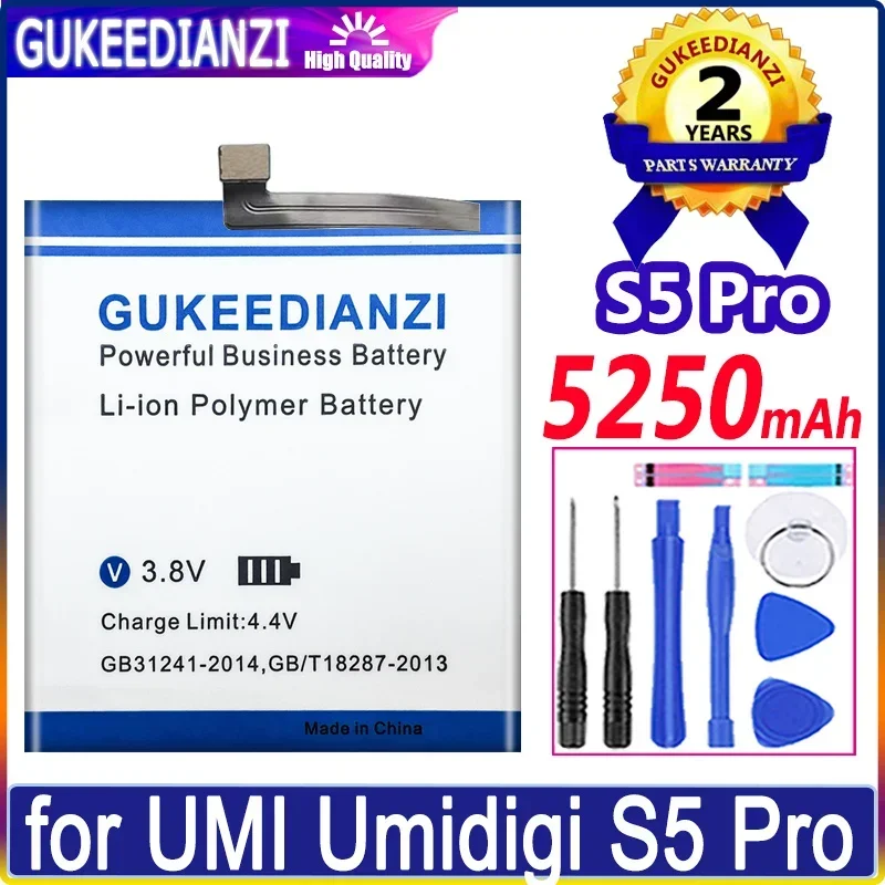 Новый аккумулятор большой емкости 5250 мАч для UMI Umidigi S5 Pro S5Pro, сменные высококачественные батареи для сотового телефона
Новый аккумулятор большой емкости 5250 мАч для UMI Umidigi S5 Pro S5Pro, сменные высококачественные батареи для сотового телефона