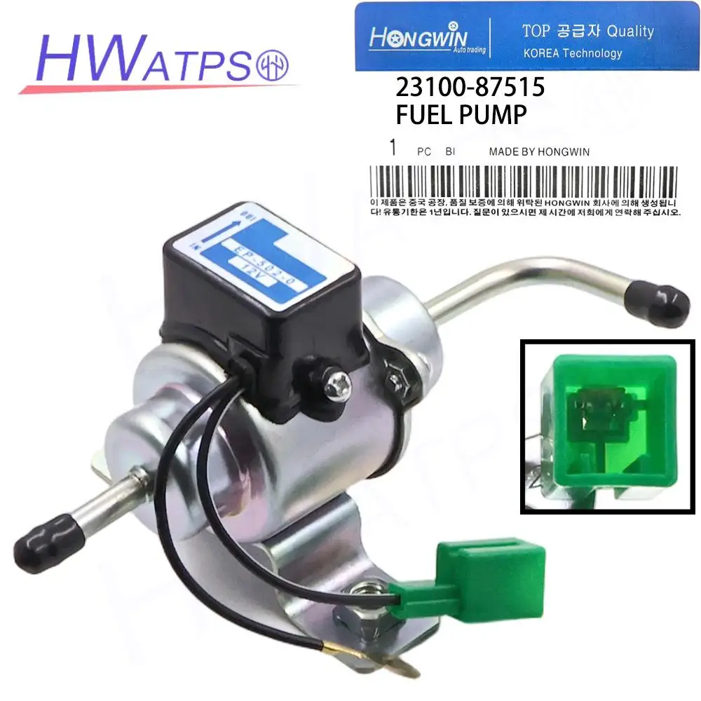 New Electric Fuel Pump 23100-87515 For Daihatsu Zebra / Espass Applause 1300 Pickup 1000 Bus Suzuki Carry / Futura Toyota Kijang
New Electric Fuel Pump 23100-87515 For Daihatsu Zebra / Espass Applause 1300 Pickup 1000 Bus Suzuki Carry / Futura Toyota Kijang