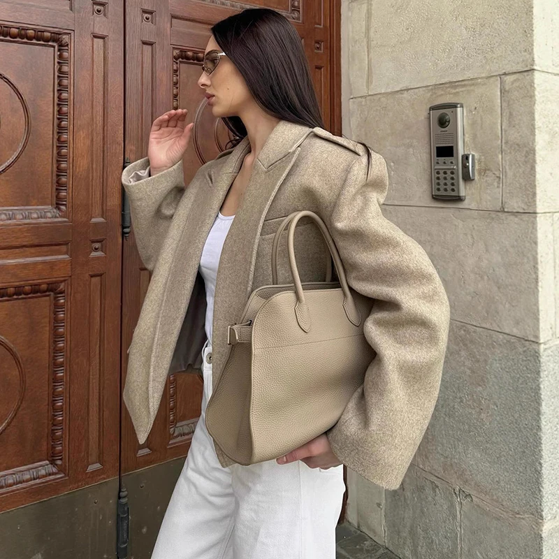 Tornova Loose Short Wool Coat For Women High Street Long Sleeve Cardigan Autumn Winter Commuting Blends Jacket Coat Casual Lady
Tornova Loose Short Wool Coat For Women High Street Long Sleeve Cardigan Autumn Winter Commuting Blends Jacket Coat Casual Lady