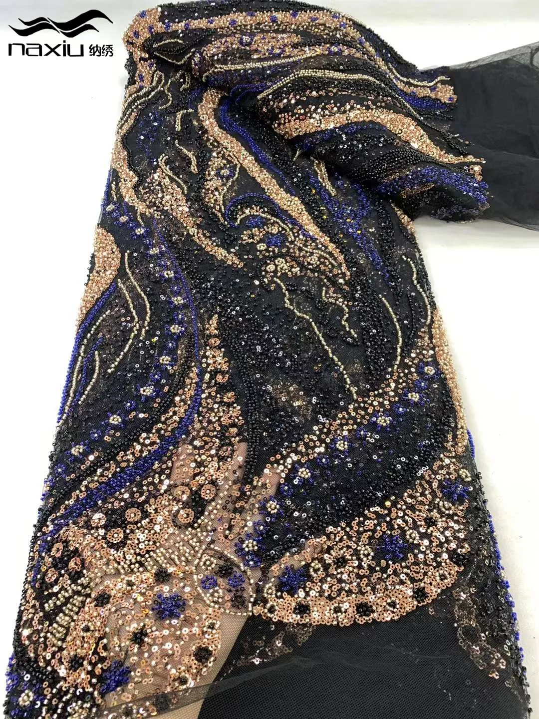 Madison 2024 Fashion African Luxury Black Heavy Lace Fabric French Handmade Sequins Embroidery Lace Fabric For Women Party
Madison 2024 Fashion African Luxury Black Heavy Lace Fabric French Handmade Sequins Embroidery Lace Fabric For Women Party
