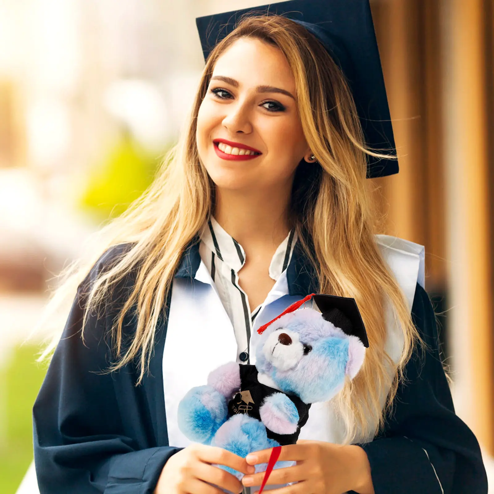 Graduation Bear Stuffed Animal Soft Comfortable Graduation Gift Decorative Bear Keepsake for Party Soft
Graduation Bear Stuffed Animal Soft Comfortable Graduation Gift Decorative Bear Keepsake for Party Soft