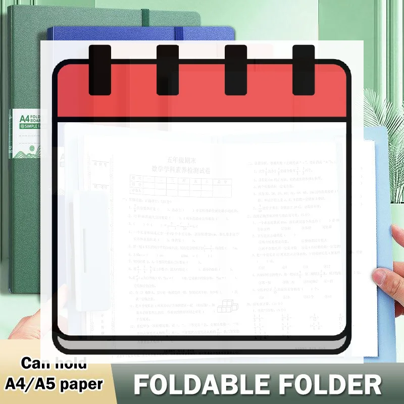 Foldable Folders A4 To A5 Folder A4 Folding Board Student Test Paper Storage Folder Organize Folder File Contract Folder
Foldable Folders A4 To A5 Folder A4 Folding Board Student Test Paper Storage Folder Organize Folder File Contract Folder