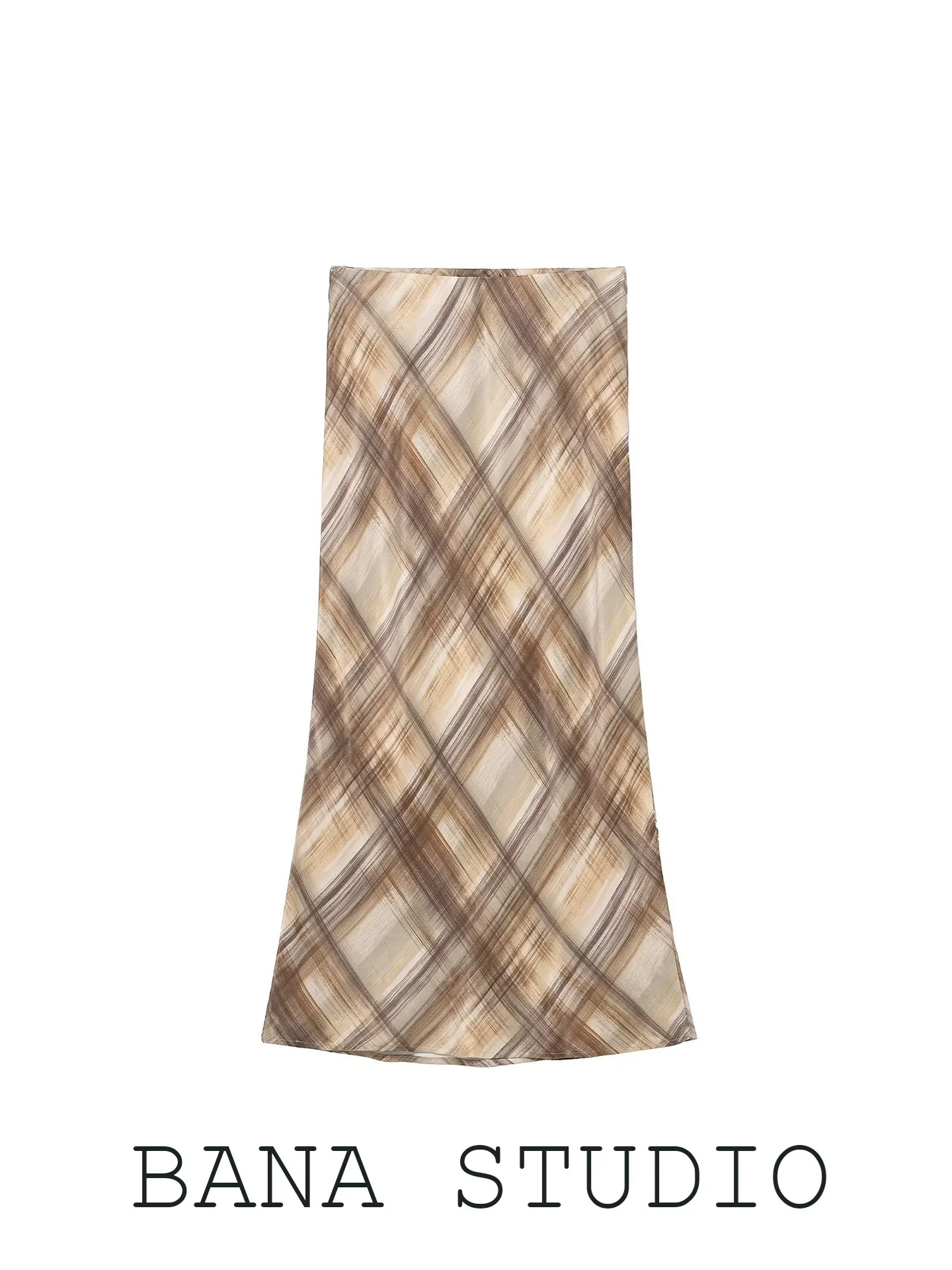 BANA Women's A-Line Skirt Pearl Imitation Satin Plaid Casual High Waist Spring 2026 New Style City Commute Daily Wear
BANA Women's A-Line Skirt Pearl Imitation Satin Plaid Casual High Waist Spring 2026 New Style City Commute Daily Wear