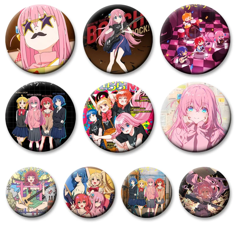 Bocchi The Rock! Enamel Pins Cute Anime Girls Brooches Gotoh Hitori Ijichi Nijika Yamada Ryo Kita Ikuyo Cartoon Badge Accessorie
Bocchi The Rock! Enamel Pins Cute Anime Girls Brooches Gotoh Hitori Ijichi Nijika Yamada Ryo Kita Ikuyo Cartoon Badge Accessorie