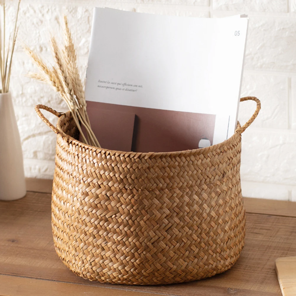 Toy Box Woven Sundries Basket Baby Decorative Baskets for Shelves Seaweed Small Organizer
Toy Box Woven Sundries Basket Baby Decorative Baskets for Shelves Seaweed Small Organizer