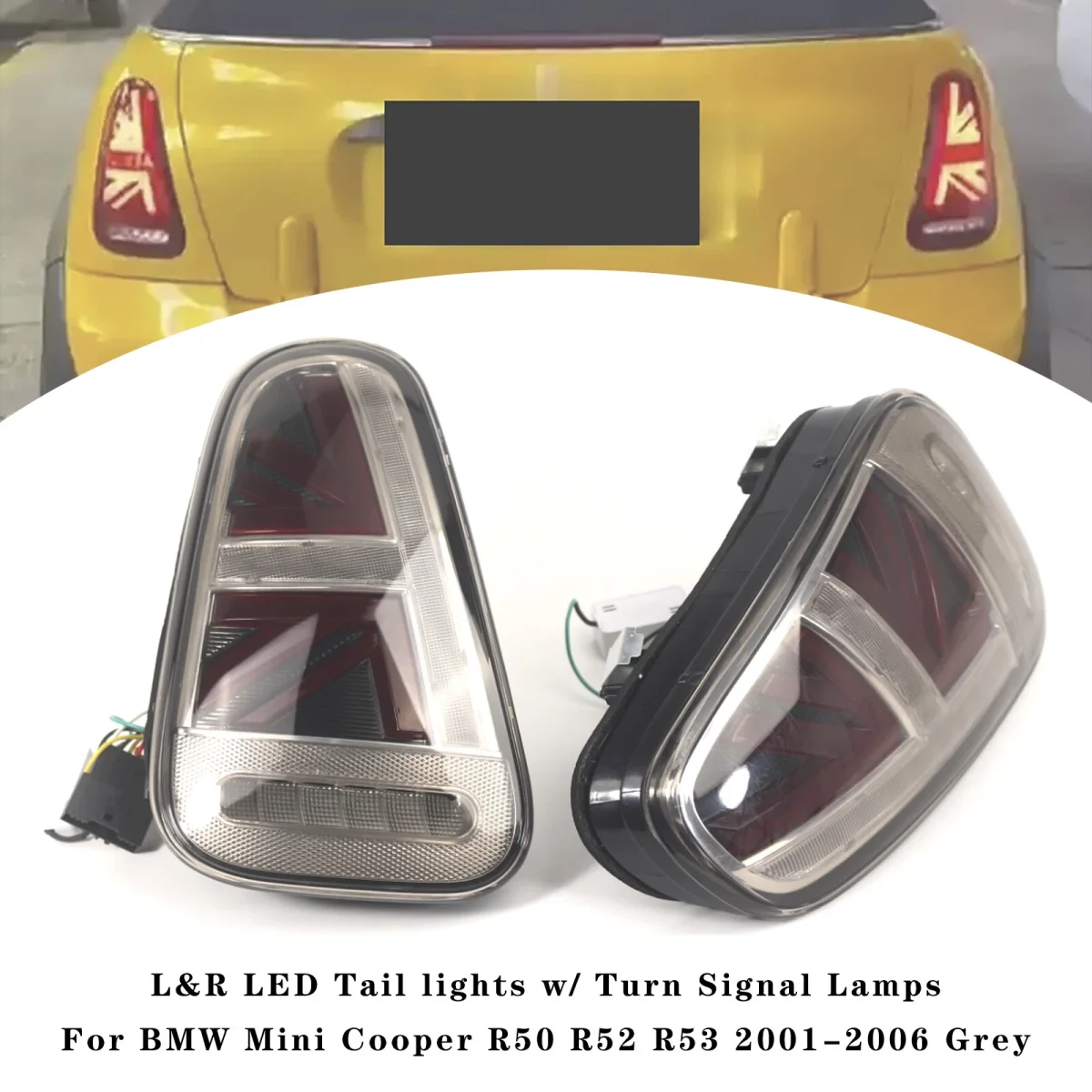 Car Gray Lens Rear LED Tail Light Lamp Assembly For Mini Cooper /Cooper S R50 R52 R53 2001-2006 63217166955 63217166956
Car Gray Lens Rear LED Tail Light Lamp Assembly For Mini Cooper /Cooper S R50 R52 R53 2001-2006 63217166955 63217166956