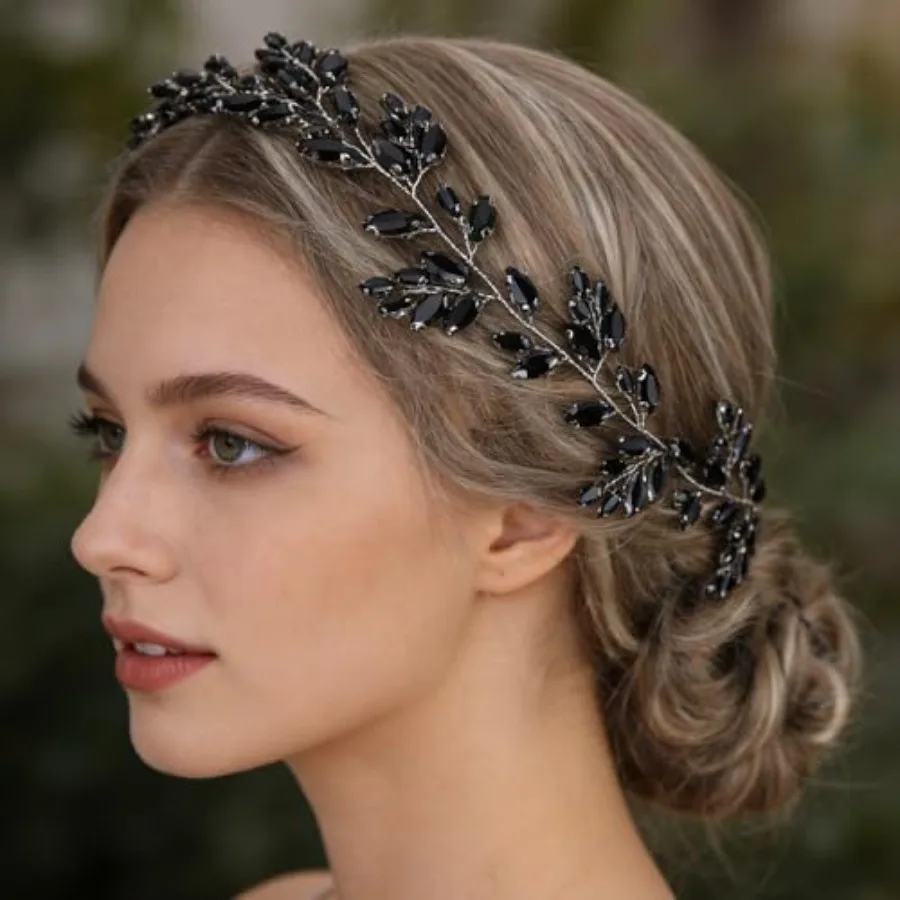 Women Bride Wedding Prom Party Hair Vine Headband Bridal Hair Accessories Green Rhinestones Bridal Hair Vine Headband Head Piec
Women Bride Wedding Prom Party Hair Vine Headband Bridal Hair Accessories Green Rhinestones Bridal Hair Vine Headband Head Piec