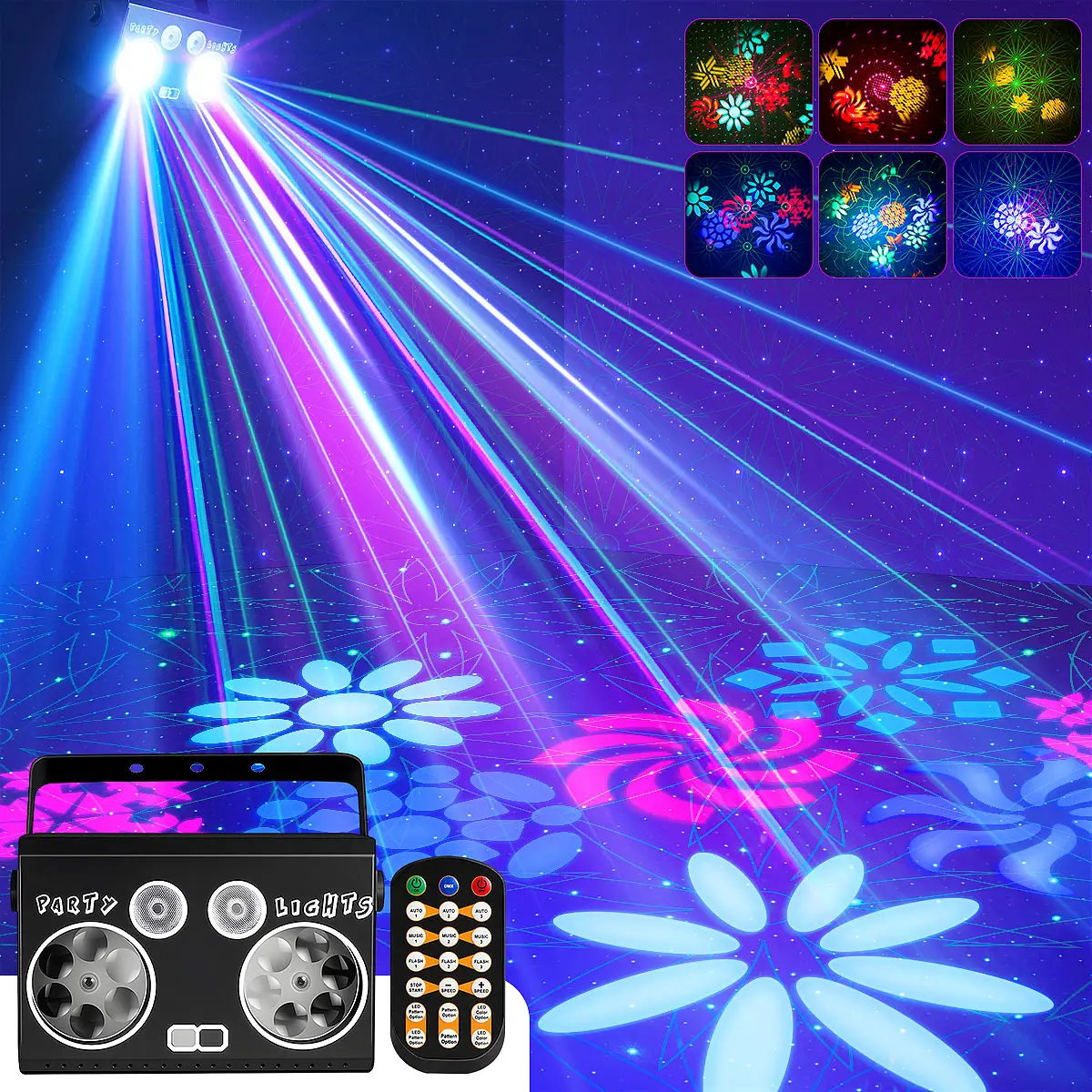 Умный лазерный светильник Smart DJ Disco Honeycomb с пультом ДУ, многофункциональное сценическое освещение с эффектом стробоскопа для вечеринок, свадеб, караоке-клубов и KTV.
Умный лазерный светильник Smart DJ Disco Honeycomb с пультом ДУ, многофункциональное сценическое освещение с эффектом стробоскопа для вечеринок, свадеб, караоке-клубов и KTV.