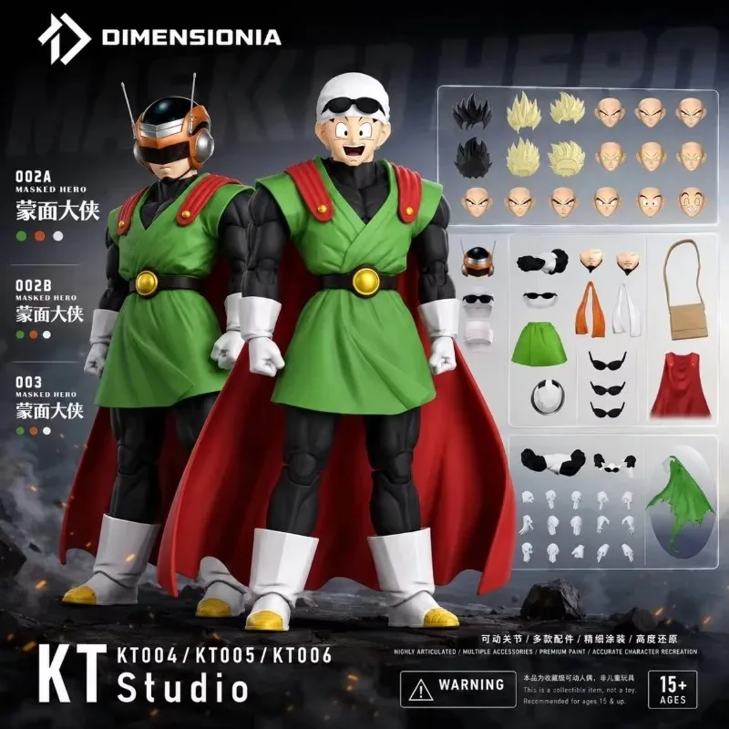 NEW Dimensionia & KT Masked Hero Son Gohan Figure Great Saiyaman Action Figure Body Kit With Hair Head Sculpt Accessories Model
NEW Dimensionia & KT Masked Hero Son Gohan Figure Great Saiyaman Action Figure Body Kit With Hair Head Sculpt Accessories Model