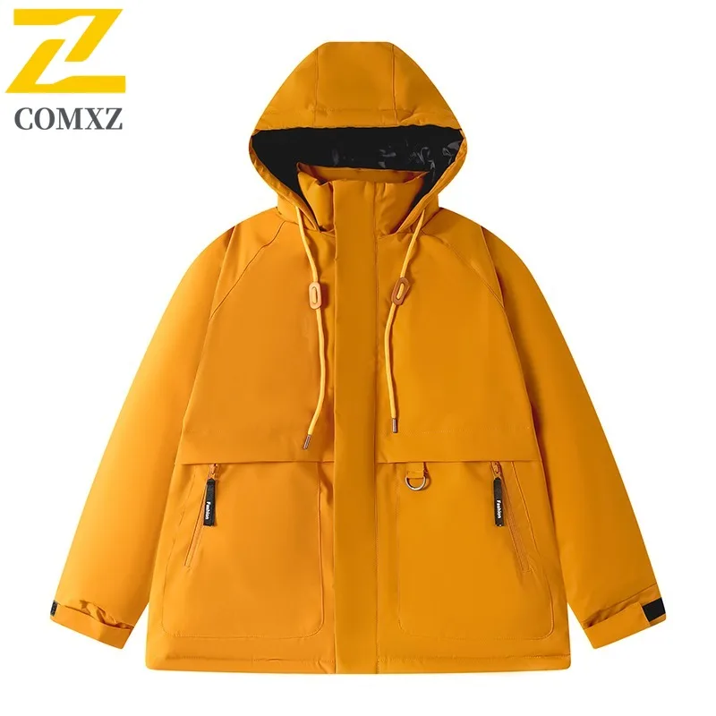 COMXZ 2025 Mens Autumn Hooded Jacket American Style Fashion Casual Workwear Outdoor Sports Windproof Down Cotton Padded Coat
COMXZ 2025 Mens Autumn Hooded Jacket American Style Fashion Casual Workwear Outdoor Sports Windproof Down Cotton Padded Coat