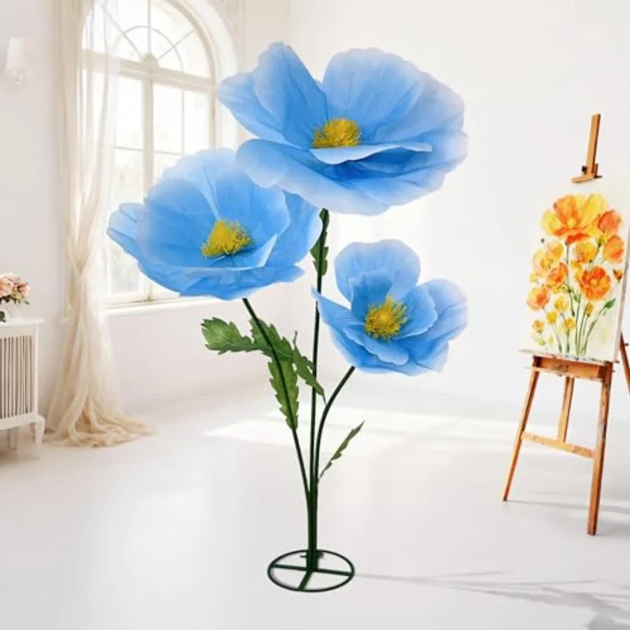 Giant Flowers for Decoration, 5.8 Ft Artificial Flower with Stem Base, Oversized Decor for Wedding Reception, Extra Large Floor
Giant Flowers for Decoration, 5.8 Ft Artificial Flower with Stem Base, Oversized Decor for Wedding Reception, Extra Large Floor