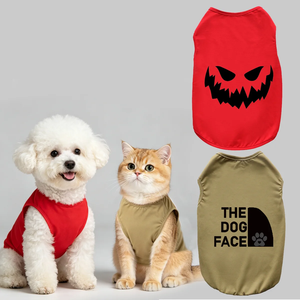 Pet Summer Sleeveless Vest Breather Cotton Cat & Dog Clothes For Yorkshire Chihuahua Pomeranian Breed Dogs
Pet Summer Sleeveless Vest Breather Cotton Cat & Dog Clothes For Yorkshire Chihuahua Pomeranian Breed Dogs