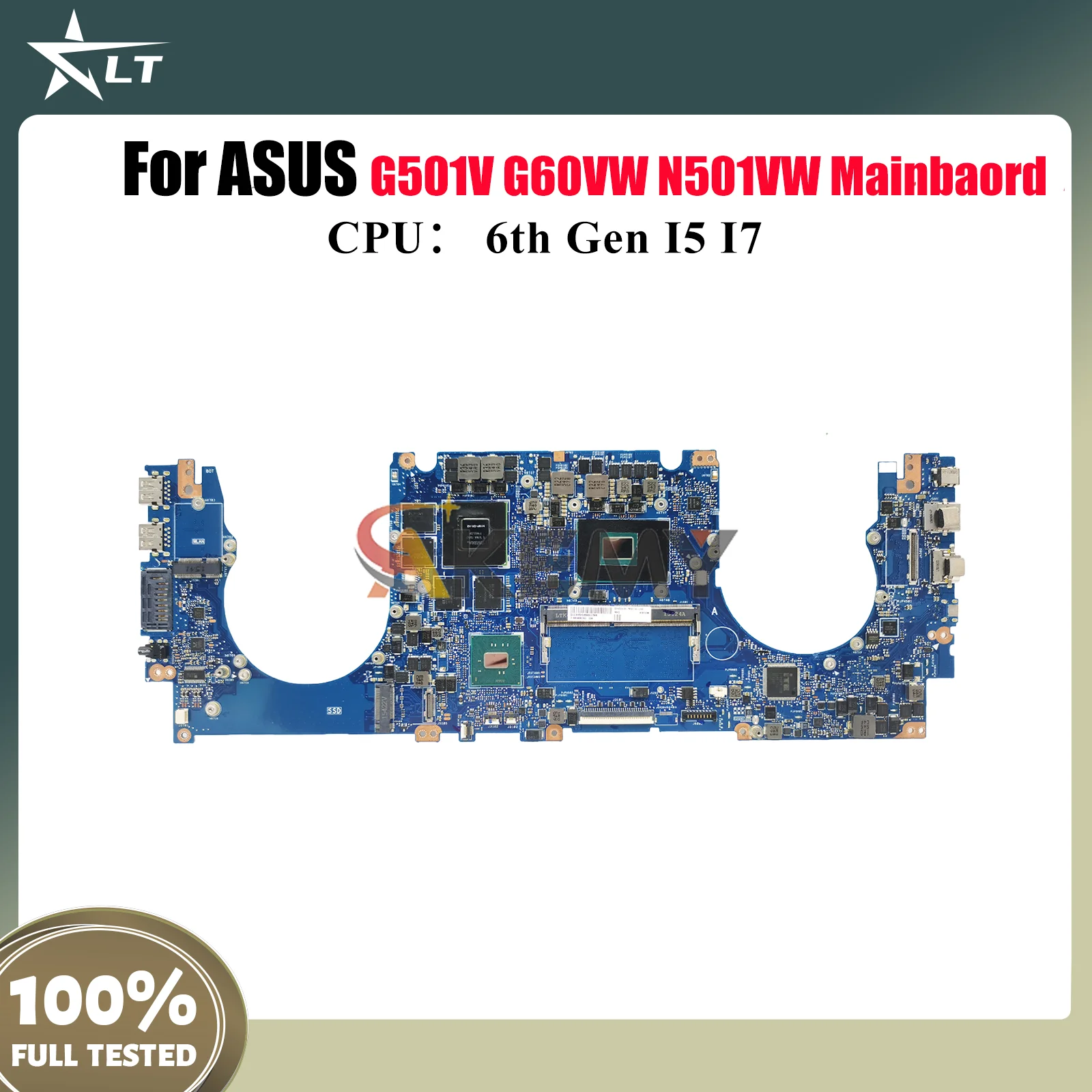 N501VW Laptop Motherboard For ASUS ROG N501VW N501V G501V Notebook Mainboard With I5 I7 CPU 100% tests OK fast shipping stk
N501VW Laptop Motherboard For ASUS ROG N501VW N501V G501V Notebook Mainboard With I5 I7 CPU 100% tests OK fast shipping stk