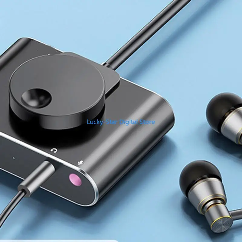 N7MC USB внешняя звуковая карта USB -адаптер для стерео звуковой карты на рабочем столе для ПК с 3,5 -мм интерфейсами USB
N7MC USB внешняя звуковая карта USB -адаптер для стерео звуковой карты на рабочем столе для ПК с 3,5 -мм интерфейсами USB