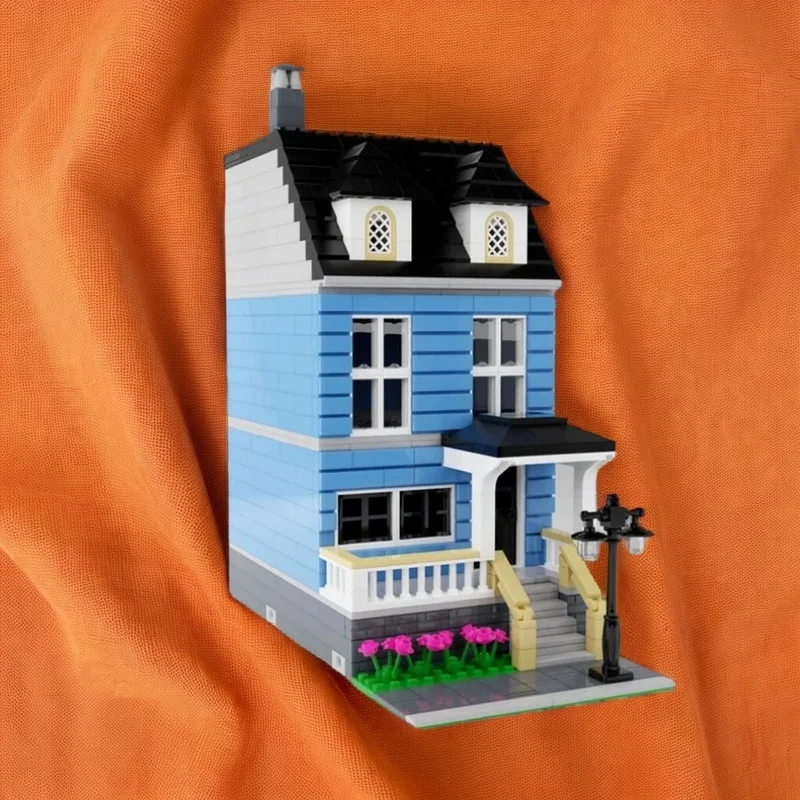 651PCS MOC Street View Modular Blue Townhouse Model Custom Building Blocks Architecture DIY Assembly Display Gift Collectible
651PCS MOC Street View Modular Blue Townhouse Model Custom Building Blocks Architecture DIY Assembly Display Gift Collectible