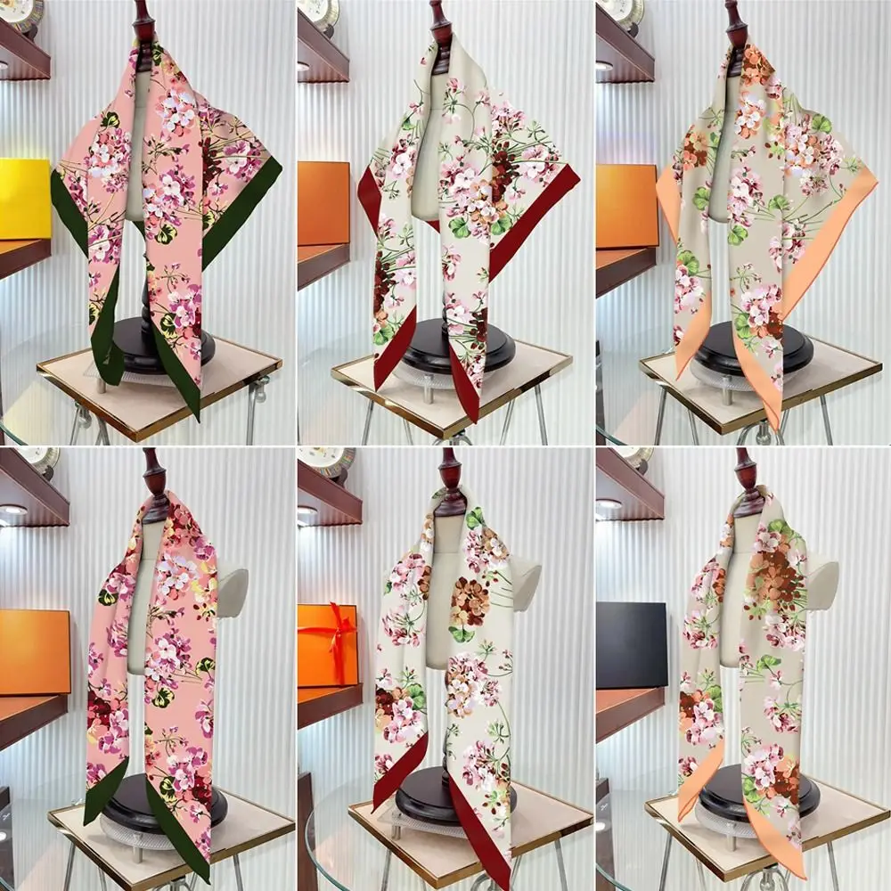 Luxury 90CM Twill Silk Scarf Breathable Wrinkle-Resistant Flower Print Scarf Lightweight Square Head Scarf Women Girl
Luxury 90CM Twill Silk Scarf Breathable Wrinkle-Resistant Flower Print Scarf Lightweight Square Head Scarf Women Girl